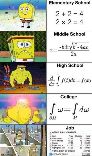 SchoolMathvsJobMathComic
